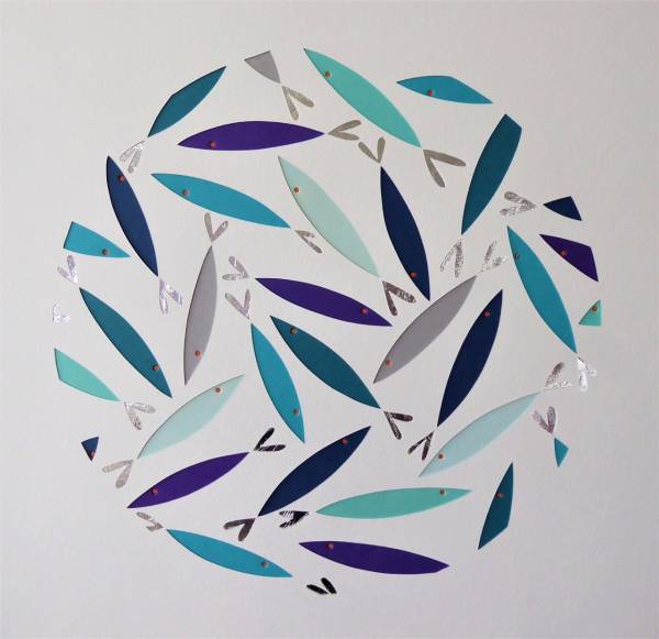 - a , Paper Sculpture by Debs Martin, measuring 39 x 40 cm (H x W) framed at 58 x 60 cm £350